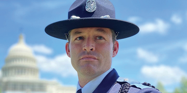 Senior trooper Charles Rohlf joined the Oregon Fallen Badge Foundation's Board of Directors. (Oregon Fallen Badge Foundation/Contributed Photo).